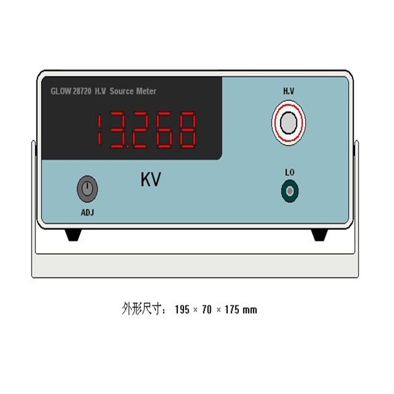GLOW28720电压表，安培表，高压静电发生器、小功率可调直流高压